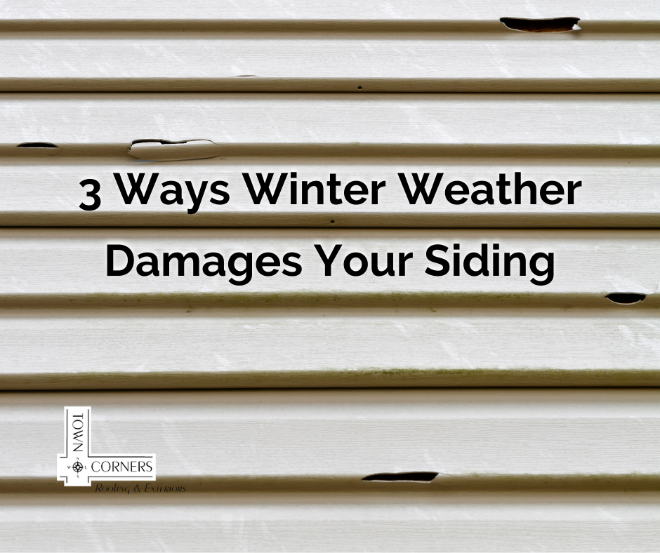 Three Ways Winter Weather Damages Your Siding