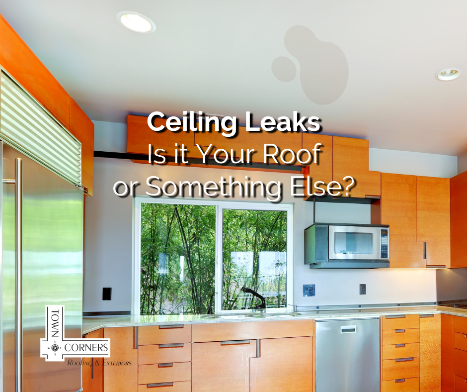 Where do ceiling leaks come from